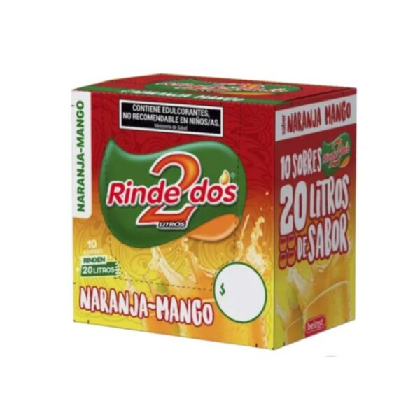 JUGO RINDE 2 NARANJA-MANGO X10S(24)