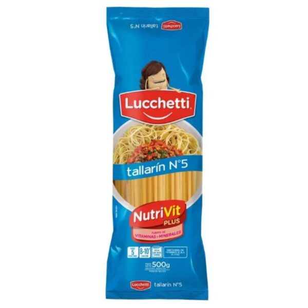 FIDEOS LUCCHETTI TALLARIN Nª5 X500G(20)