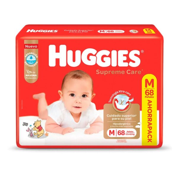 HUGGIES SUPREME M 68PÑ