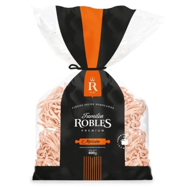 FIDEOS ROBLES LAMINADOS PREMIUM X500G MORRON