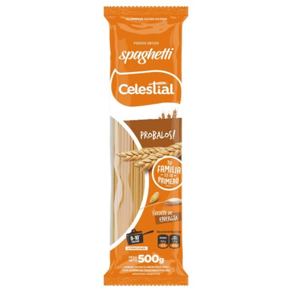 FIDEOS CELESTIAL SPAGHETTI X500G (12)