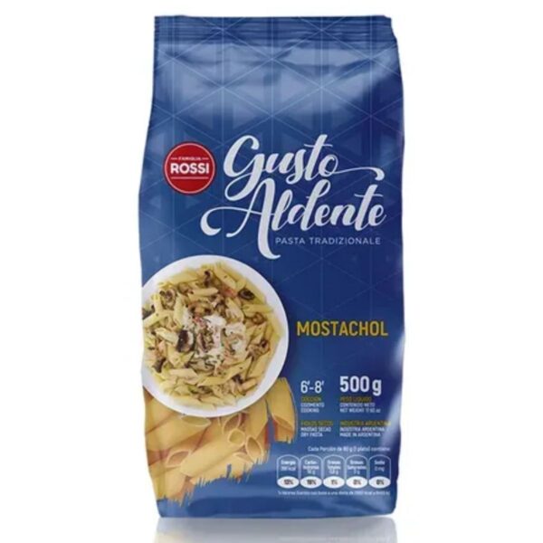 FIDEOS GUSTO ALDENTE MOSTACHOL X500G (12)