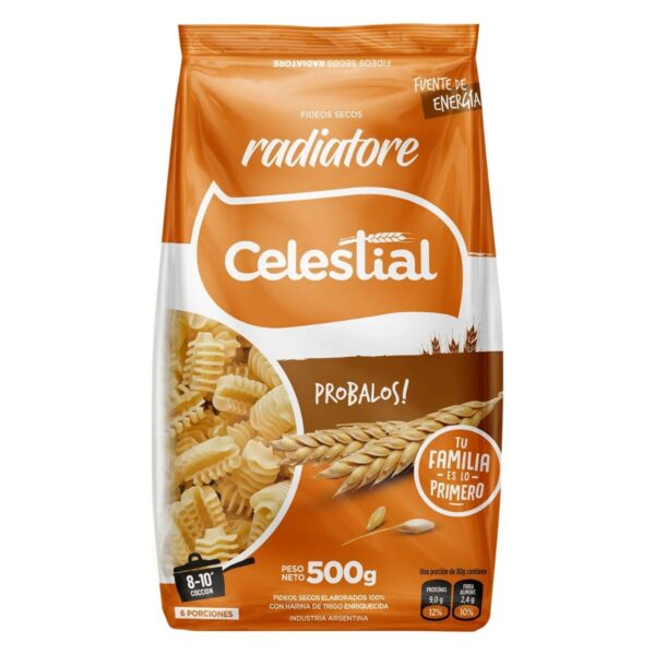 FIDEOS CELESTIAL RADIATORE X500G (12)