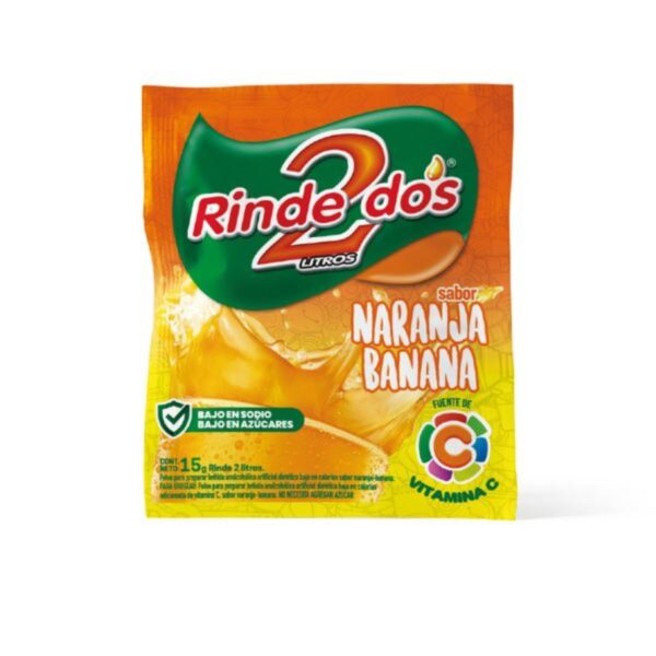 JUGO RINDE 2 NARANJA BANANA X13G