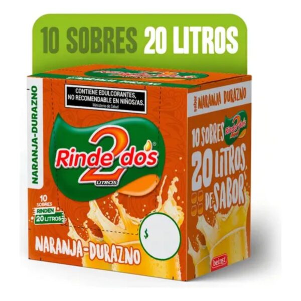 JUGO RINDE 2 NARANJA MANGO X10S