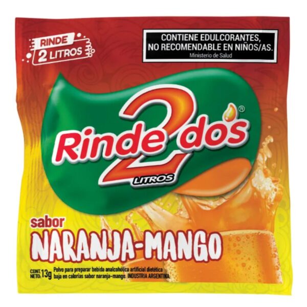 JUGO RINDE 2 NARANJA MANGO X13G