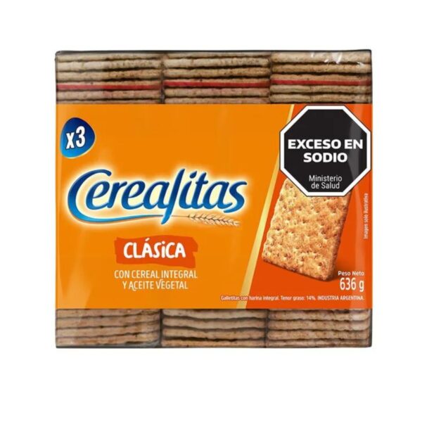 GALLETA CEREALITAS X3 636G