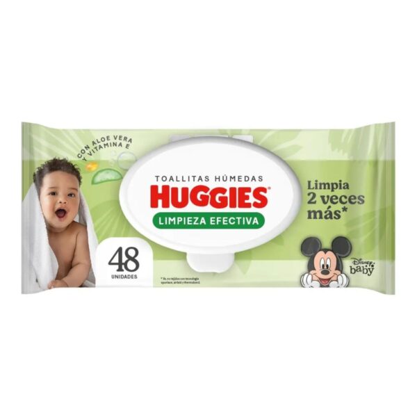 HUGGIES TOALL.HUMEDAS LIMP.EFECTIVA X48 (24)