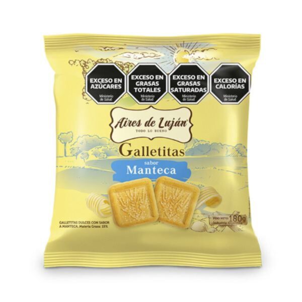 GALLETA AIRES DE LUJAN MANTECA X180G