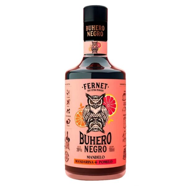 FERNET BUHERO NEGRO MANDD+POM X700ML(6)