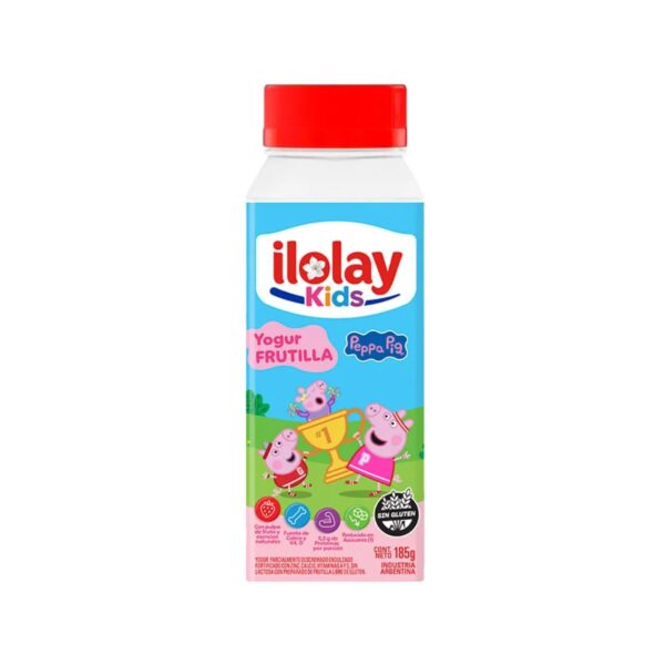 ILOLAY YOGUR FRUTILLA X185G KIDS DESL.