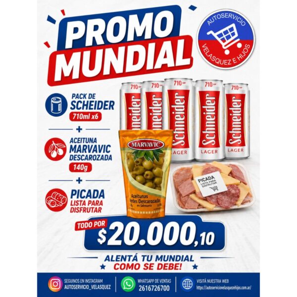 PROMO SCHNE710ML+PICADA+ACEIDESCAROZA140M
