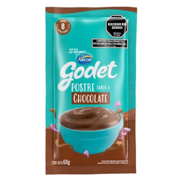 POSTRE GODET CHOCOLATE X60G(8U)