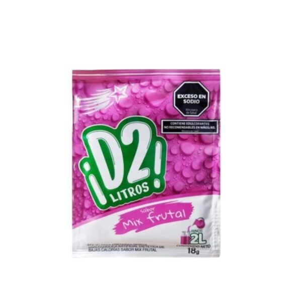 JUGO D2 RINDE 2L MIX FRUTAL X18G (20)