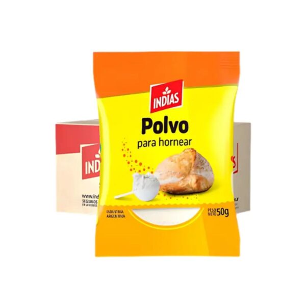 POLVO PARA HORNEAR INDIAS 50G (25)