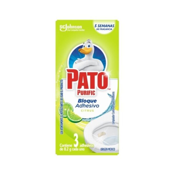 PATO PURIFIC BLOQUE 3 ADHESIV CITRUS