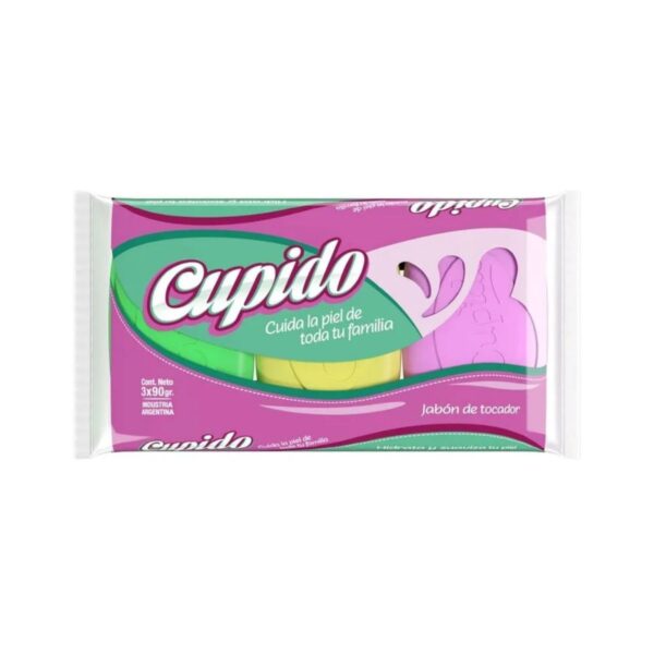 JABON TOC.CUPIDO TRICOLOR 3X90G(20)