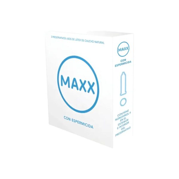 MAXX PRESERVATIVO CON ESPERMICIDA (12)