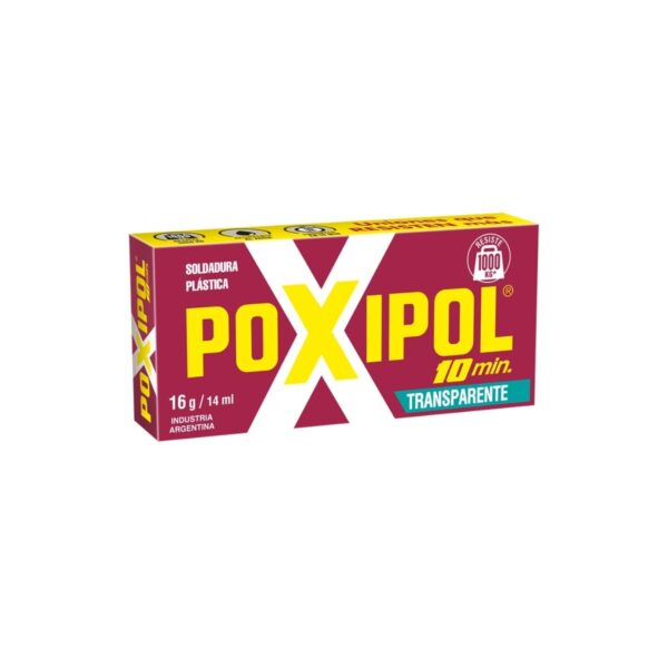 POXIPOL 10MIN TRANSPARANTE