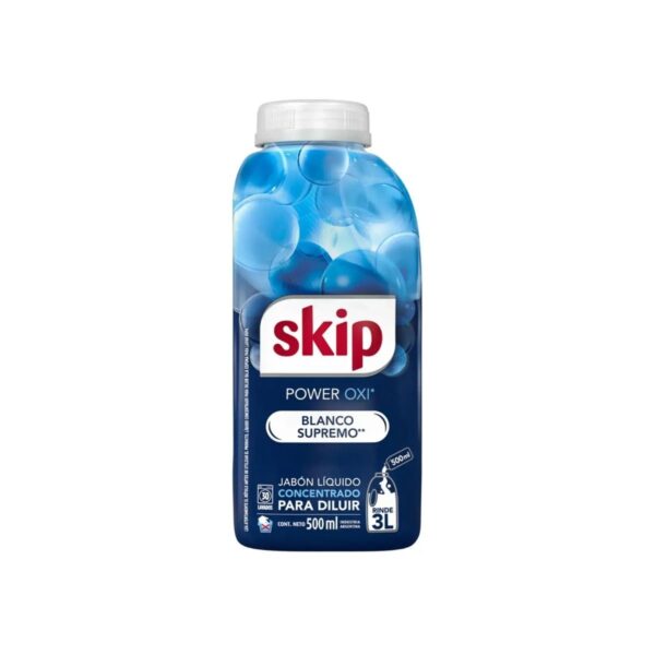 JABON SKIP BT DILUIR POWER OXI X500ML(12)