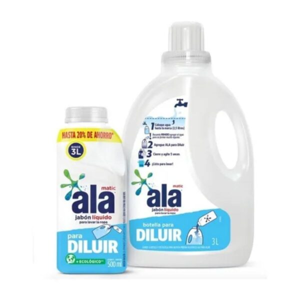JABON ALA X500ML P/DILUIR+BT 3L VACIA(4)