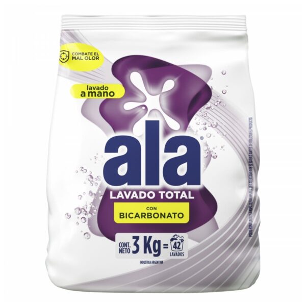 JABON ALA POLVO A MANO X3KG C/BICARB (7) VLTA