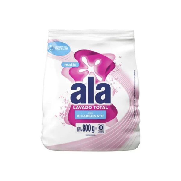 JABON ALA POLVO MATIC X800G C/BICARB. (24)ROSA