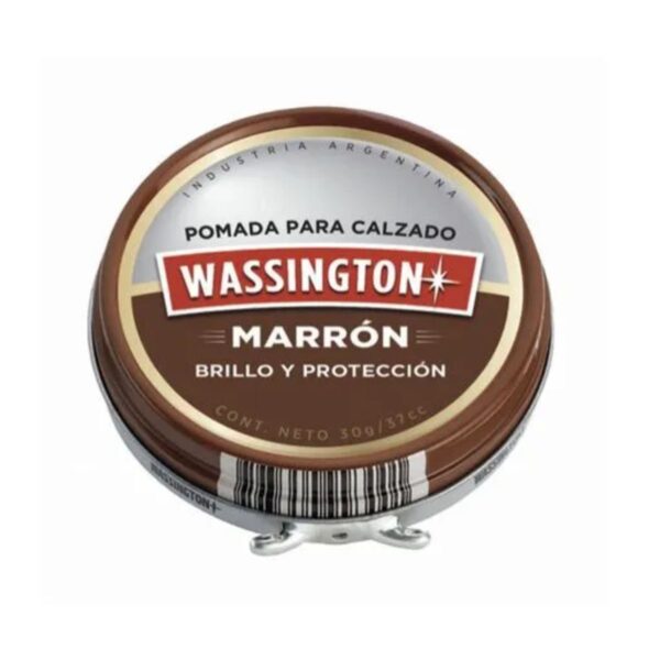POMADA PARA CALZADO MARRON 30G WASSINGTON (6)