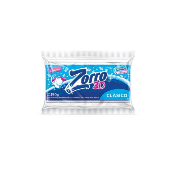 JABON ZORRO BLANCO CLASICO X150G(84)