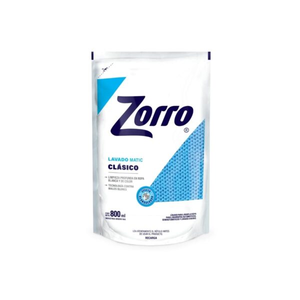 JABON ZORRO PLUS D/P CLÁSICO X800ML(14)