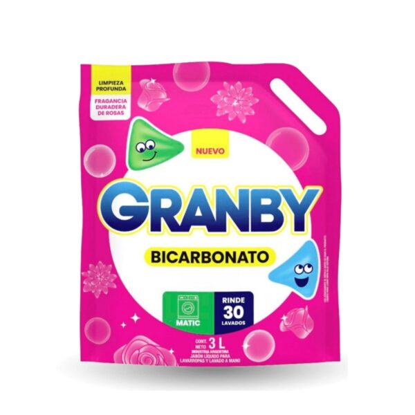 JABON LIQ. GRANBY MATIC NAHCO X3L ROSAS(4)