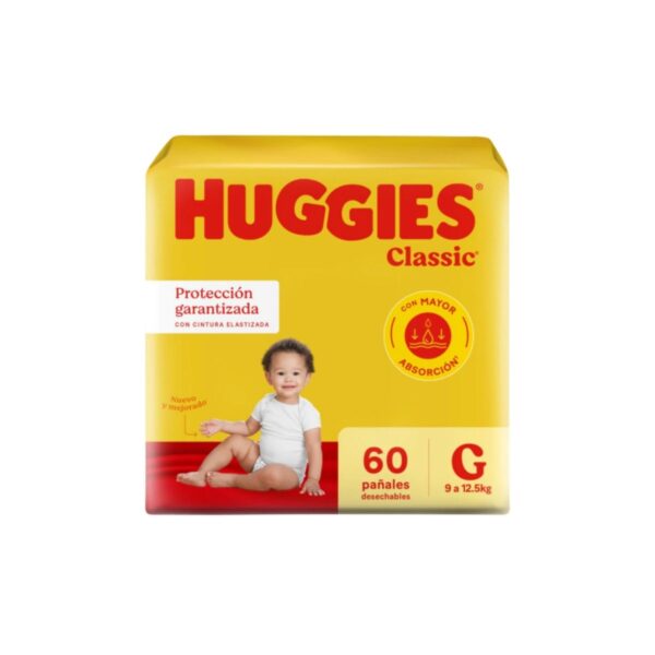PAÑAL HUGGIES CLASSIC G X60PÑ