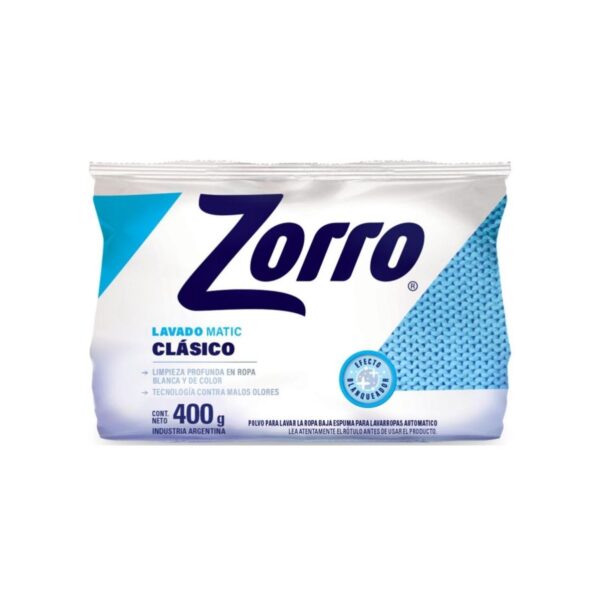 JABON ZORRO CLASICO MATIC X400G(36)