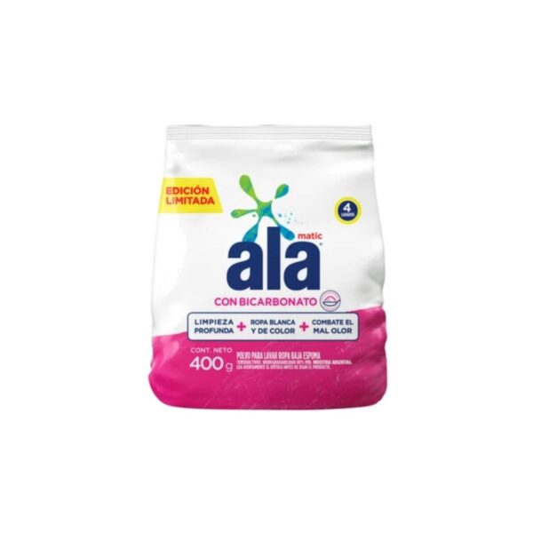 JABON ALA POLVO MATIC NAHCO X400G(24)ROSA