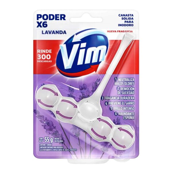 VIM CANASTA PODER X6 X55G LAVANDA