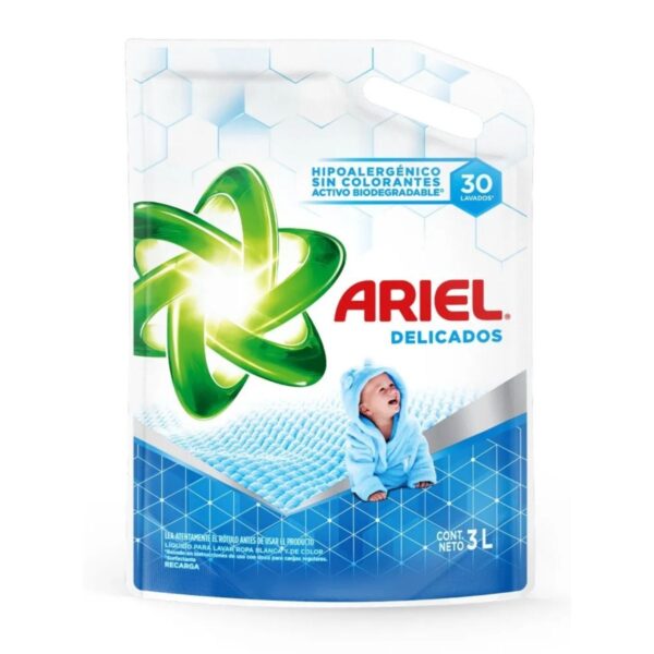 JABON ARIEL LIQUIDO X3L DELICADOS