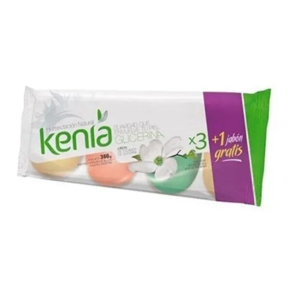 JABON KENIA 3X90G C/GLICERINA((35)