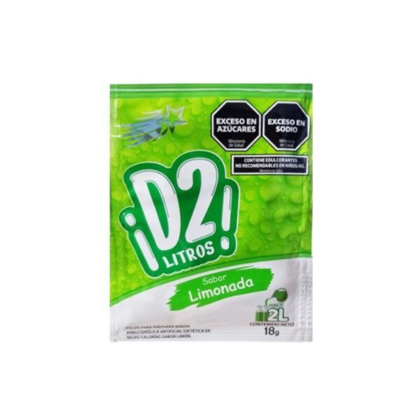 JUGO D2 RINDE 2L LIMONADA X18G (20)