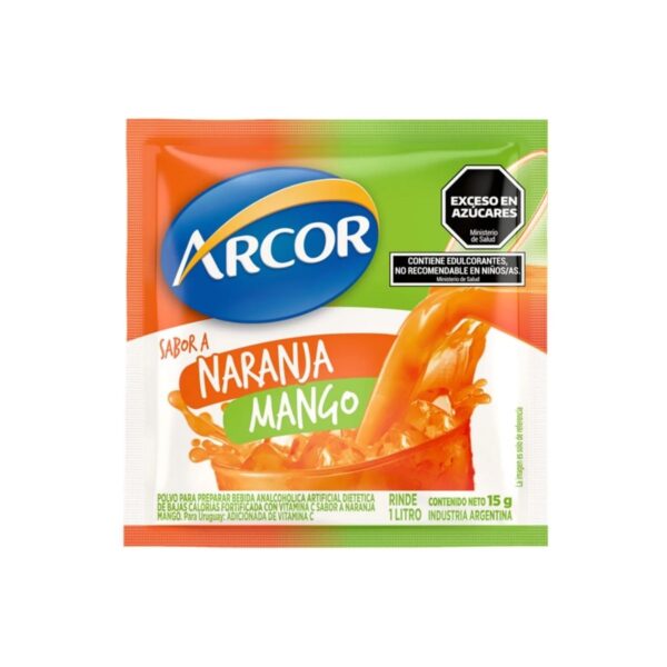 JUGO ARCOR NARANJA MANGO X15G.