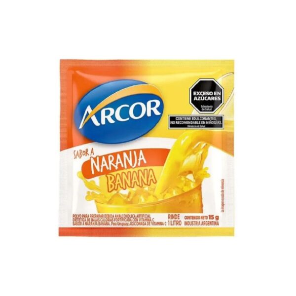 JUGO ARCOR NARANJA BANANA X15G