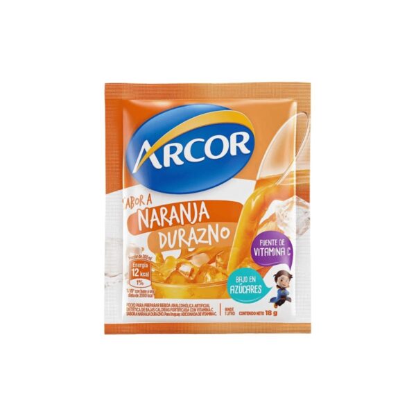 JUGO ARCOR NARANJA DURAZNO X15G