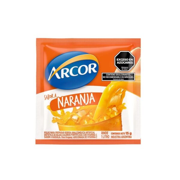 JUGO ARCOR NARANJA X15G,