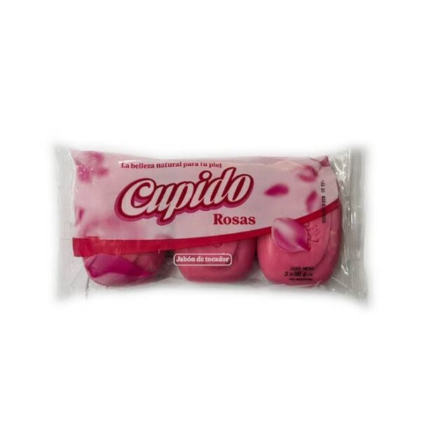 JABON TOC CUPIDO ROSAS 3X80G(24)