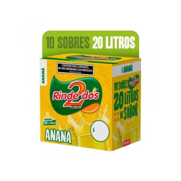JUGO RINDE 2 ANANA X10S