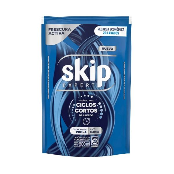 JABON SKIP D/PACK X800ML FRESCUR ACT. CICLOS C.