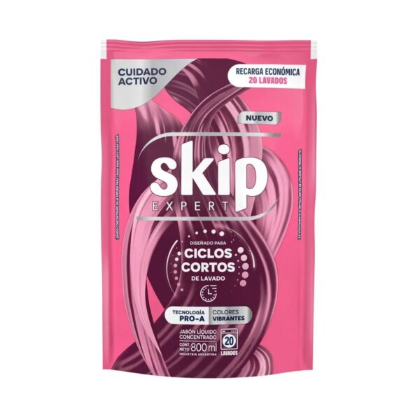 JABON SKIP D/PACK X800ML CUIDADO ACT. CICLOS C.