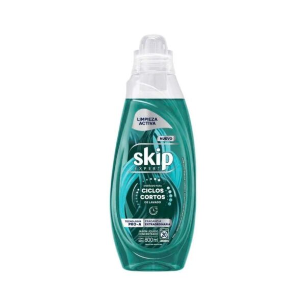 JABON SKIP BOTE X800ML LIMPIEZA ACT. CICLOS C.