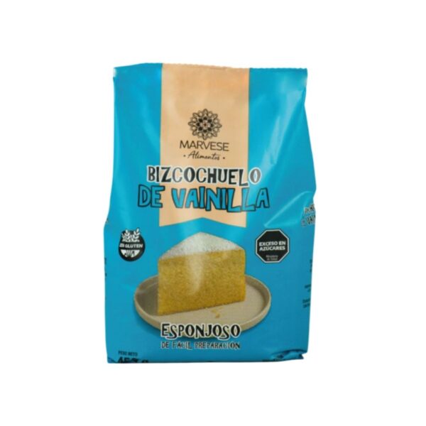 MARVESE BIZCOCHUELO VAINILLA S/GLUTEN X450G (8)