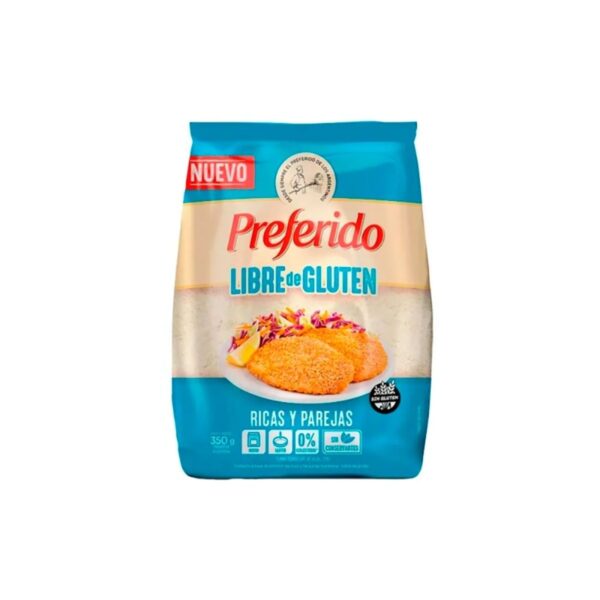 PAN RALLADO PREFERIDO LIBRE DE GLUTEN X350G