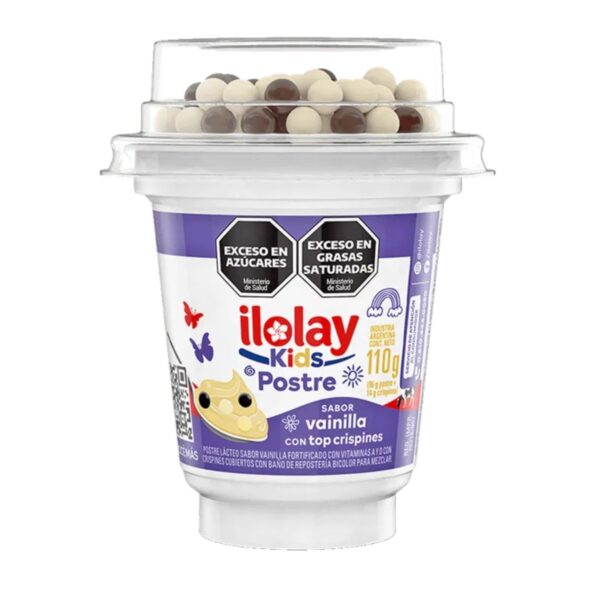 POSTRE ILOLAY C/TOP CRISPINES 110G